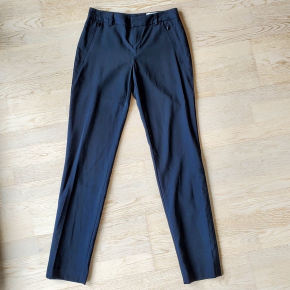 Club Monaco Italian Wool Black Dress Pants Slim Fit - Picture 1 of 5